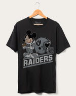 Raiders Disney Mickey Came to Play Fan Tee