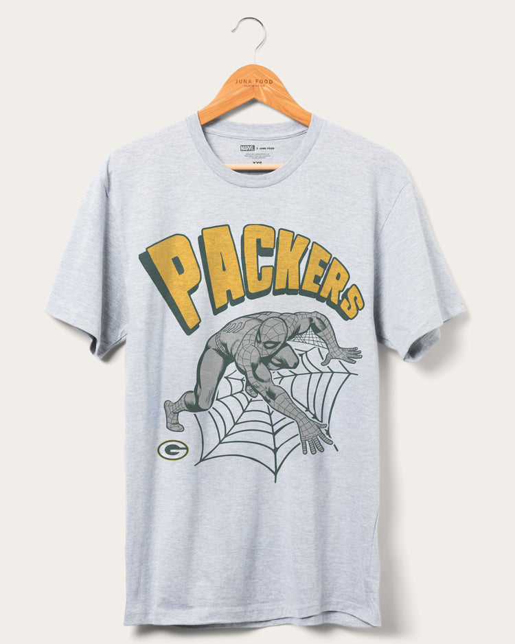 Packers Spider-Man Web Slinger Tee