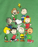 Womens Peanuts Christmas Ornament Cropped Flea Market Fleece