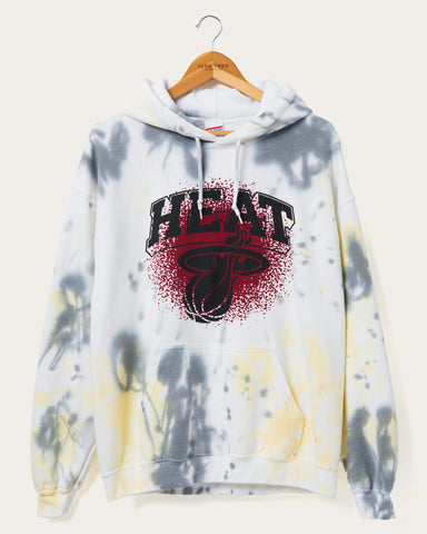 NBA Miami Heat Tie Dye Hoodie | Junk Food Clothiing | Junk Food