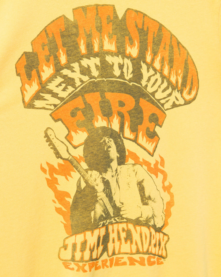 Jimi Hendrix Let Me Stand Next To Your Fire Vintage Tee