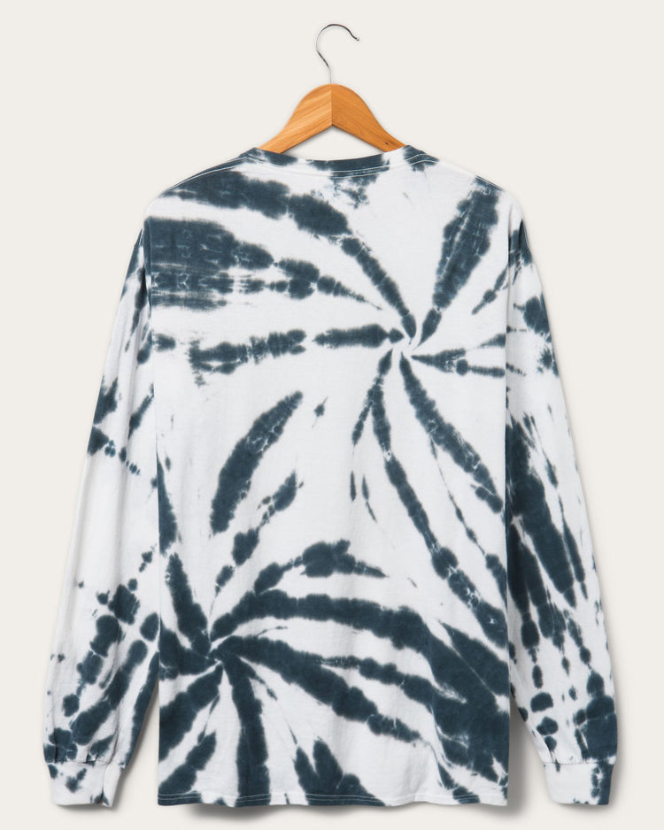 Eagles Game Time Tie Dye Long Sleeve