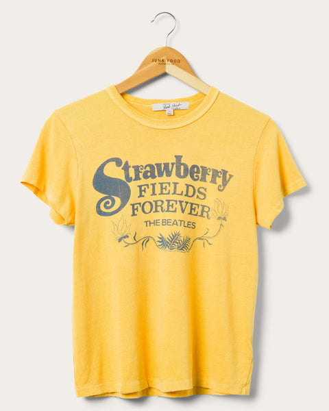 Women's The Beatles Strawberry Fields Forever Tee | Junk Food Clothing ...