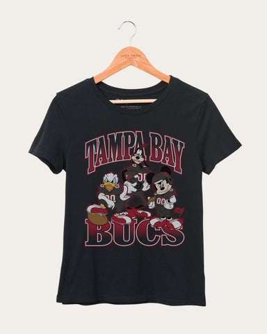 Women's Buccaneers Disney Huddle Up Tee, Junk Food Clothing