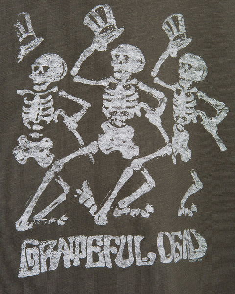 Women's Grateful Dead Dancing Skeletons Tee, Junk Food Clothing