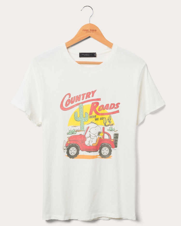 Women's Snoopy Country Road Vintage Tee