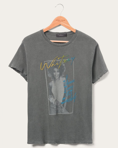 Vintage Whitney Houston Super Bowl T-shirt –